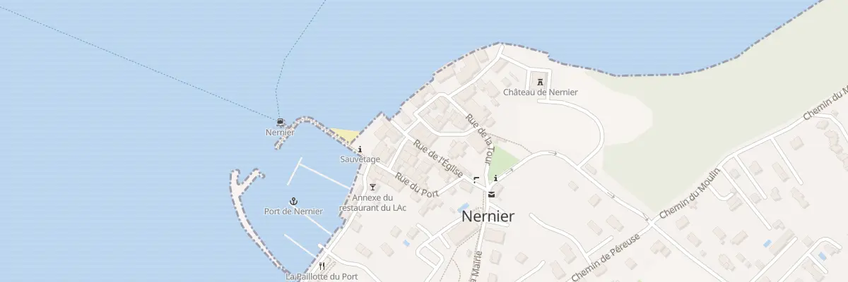 Plan du 84 Rue de l’église à Nernier