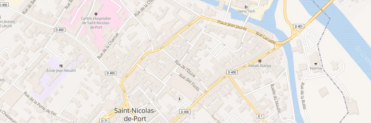 Plan du 4 Rue Simon Moycet à Saint-Nicolas-de-Port