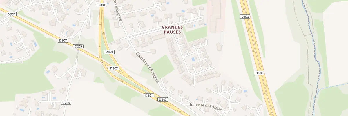 Plan du 70 Che des Grandes Pauses à Cranves-Sales