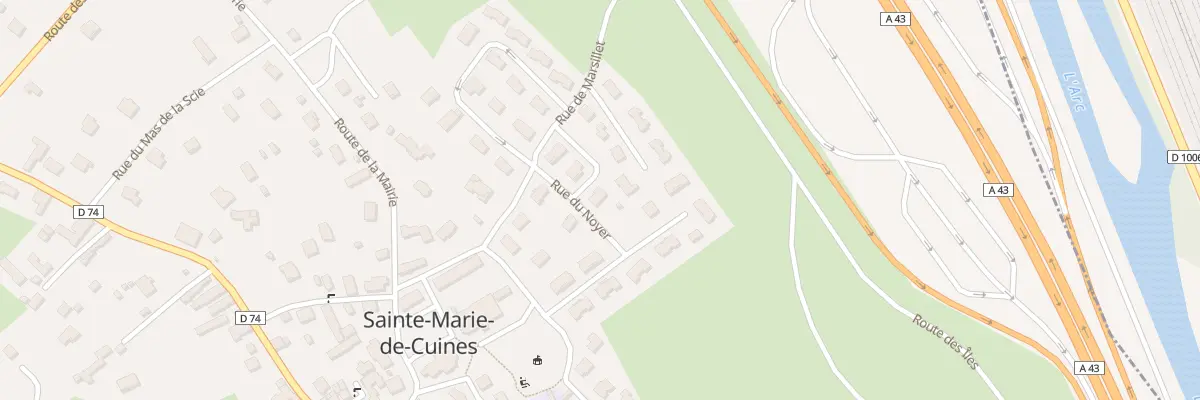 Plan du 15 Rue du Noyer à Sainte-Marie-de-Cuines