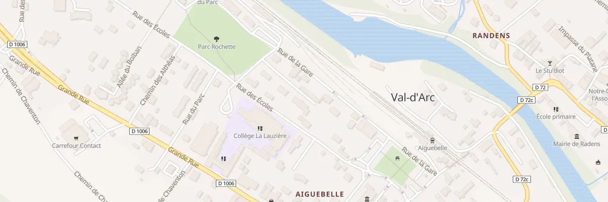 Plan du 6 Imp de la Résidence à Val-d’Arc