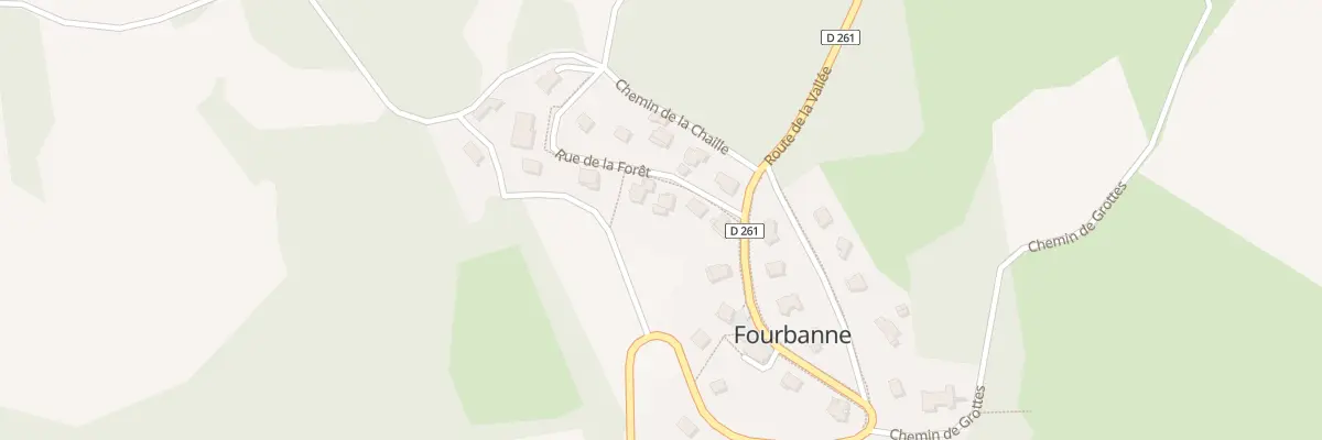 Plan du 5 Rue de la Forêt à Fourbanne