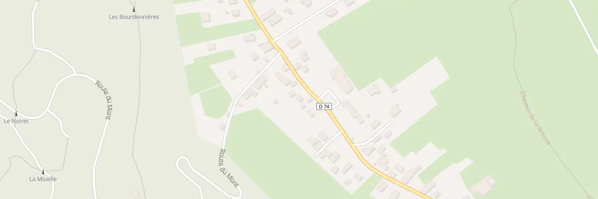 Plan du 5450 La Pallud à Sainte-Marie-de-Cuines