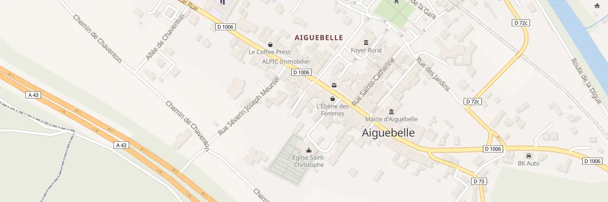 Plan du 5190 Rte D 1006 Grande Rue à Val-d’Arc