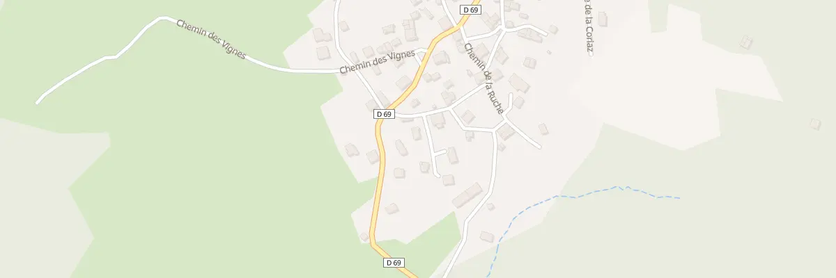Plan du 5319 Au Closet à Bonvillard