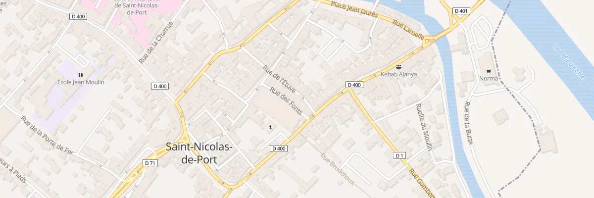 Plan du 15 Rue des Fonts à Saint-Nicolas-de-Port