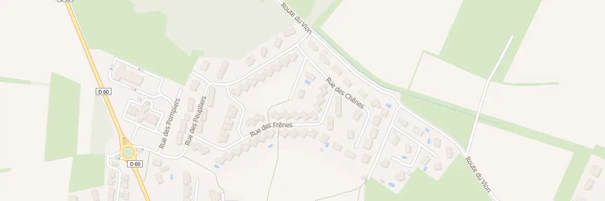 Plan du 2 All des Roseaux à Douvaine