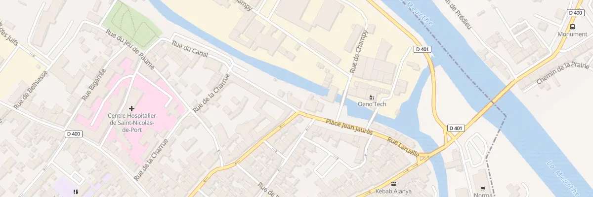 Plan du 3 Rue du Canal à Saint-Nicolas-de-Port