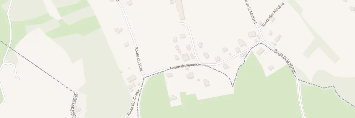 Plan du 278 Rte du Marais à Cornier
