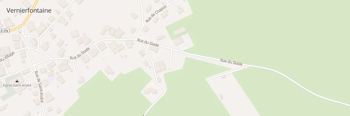 Plan du 20 Rue du Stade à Vernierfontaine