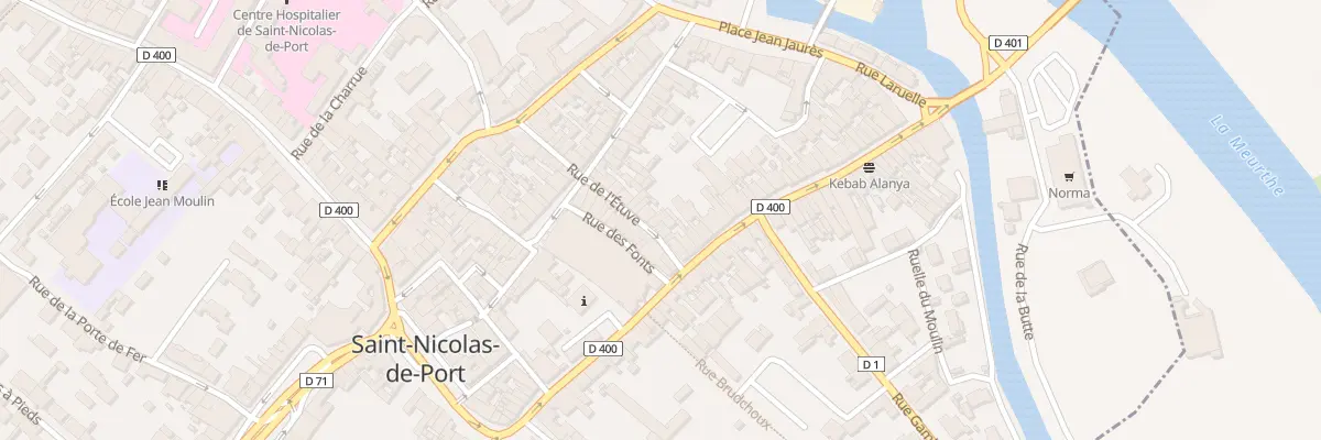 Plan du 23 Rue de l’Étuve à Saint-Nicolas-de-Port