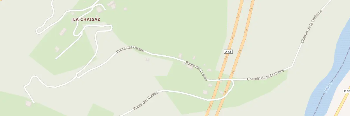 Plan du 5031 Les Losses à Saint-Georges-d’Hurtières