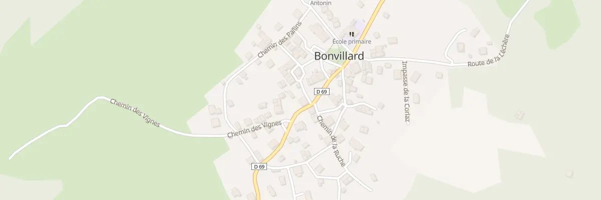 Plan du 2828 Rte de Bonvillard à Bonvillard