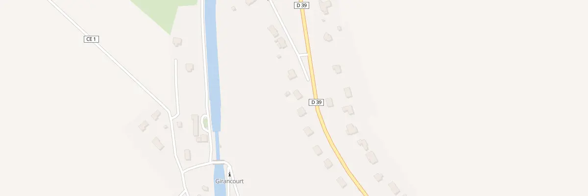 Plan du 445 Rue de la Gare à Girancourt