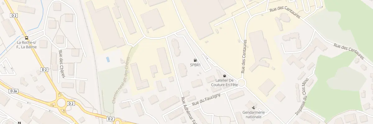 Plan du 246 Rue adhemar fabri à La Roche-sur-Foron