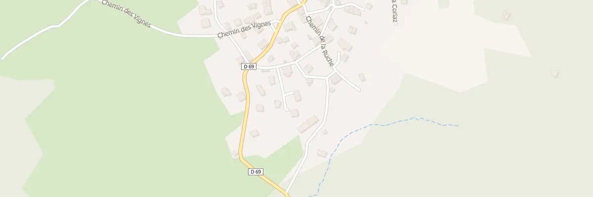 Plan du 5318 Au Closet à Bonvillard