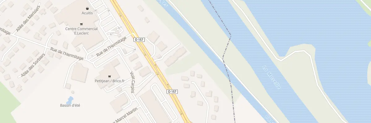 Plan du 34 Rue Claude Barrès à Charmes