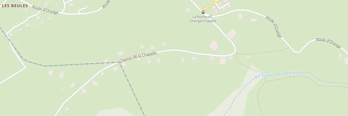 Plan du 287 Che de la Chapelle à La Roche-sur-Foron
