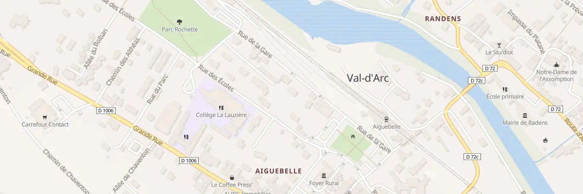 Plan du 5364 Aiguebelle à Val-d’Arc