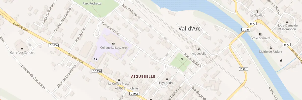 Plan du 5394 Rue des Écoles à Saint-Pierre-d’Albigny