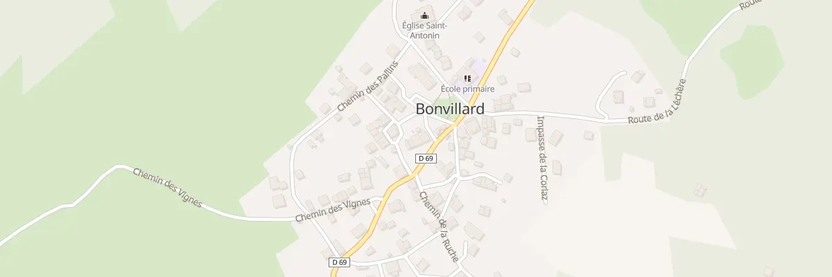 Plan du 67 Che des Jardins à Bonvillard