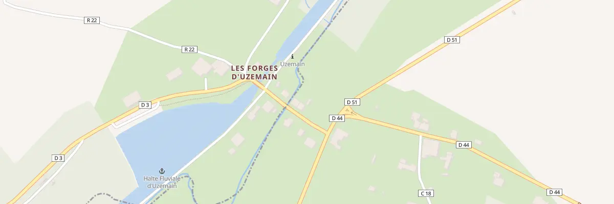 Plan du 18 Rue du Carrefour à Uzemain