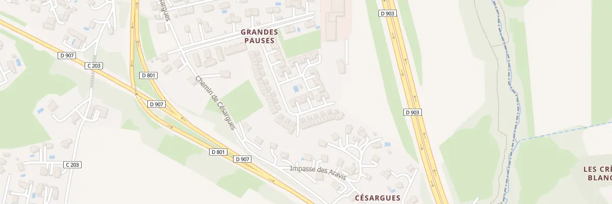 Plan du 89 Che des Grandes Pauses à Cranves-Sales