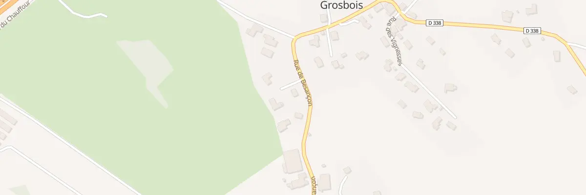 Plan du 8 Rue de Besançon à Grosbois