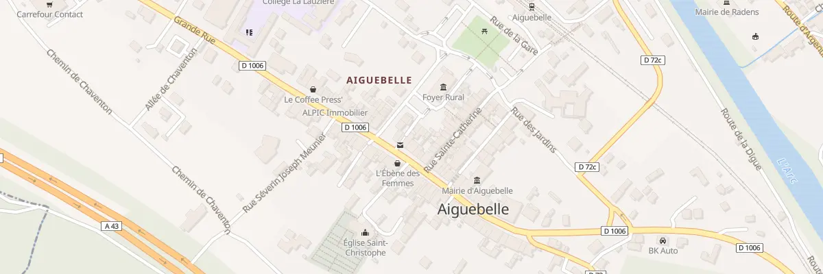 Plan du 5104 Aiguebelle à Val-d’Arc