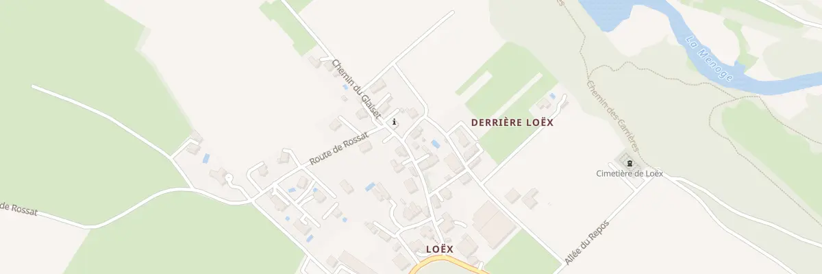 Plan du 146 Rte de Rossât à Bonne