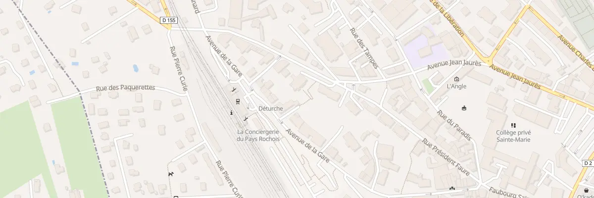 Plan du 260 Av de la Gare à La Roche-sur-Foron
