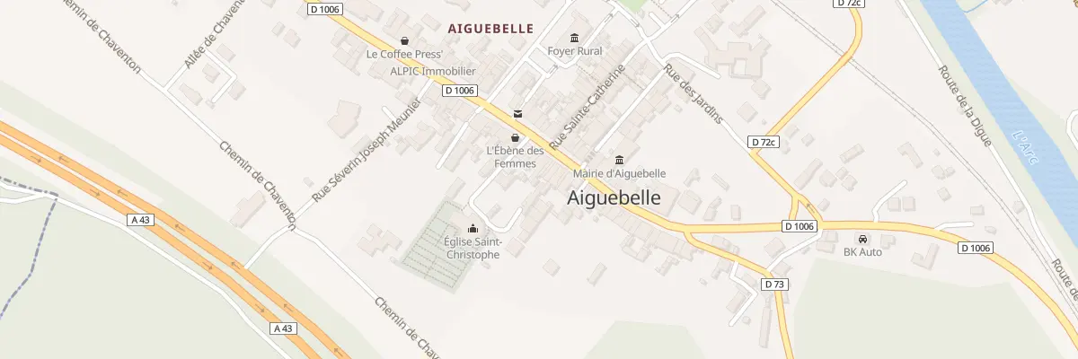 Plan du 33 Rte D 1006 Grande Rue à Val-d’Arc