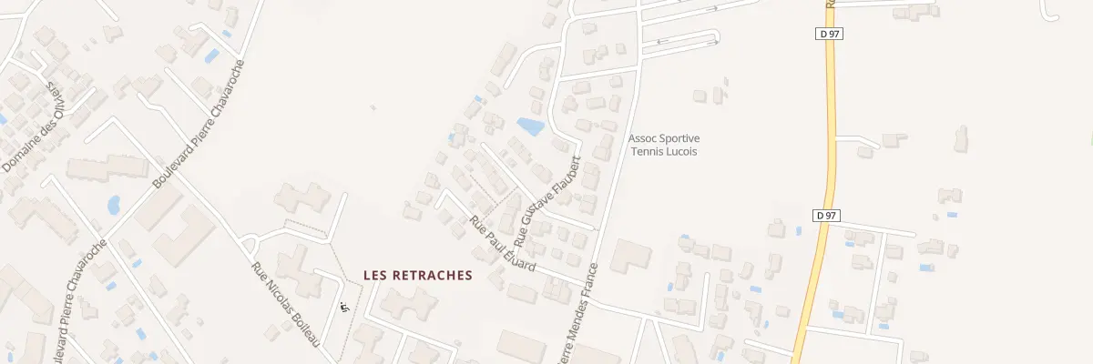 Plan du 9 Rue Théophile Gautier au Luc