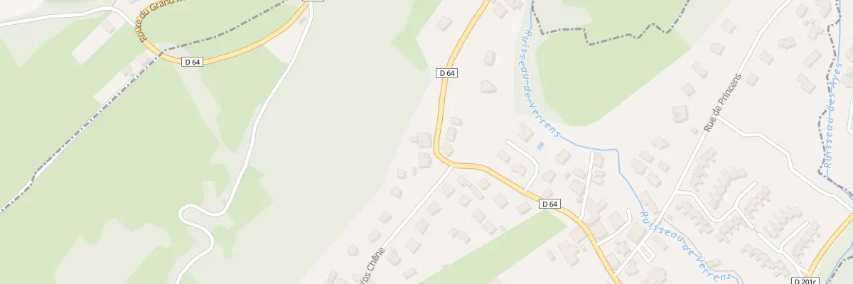 Plan du 3 Rue de clery à Frontenex