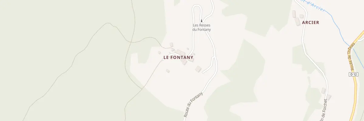 Plan du 5199 Le Fontany à Saint-Ferréol