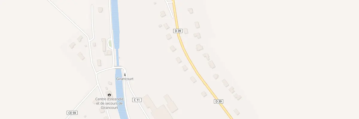 Plan du 355 Rue de la Gare à Girancourt