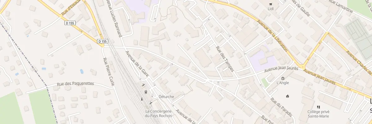 Plan du 590 Av Jean Jaurès à La Roche-sur-Foron