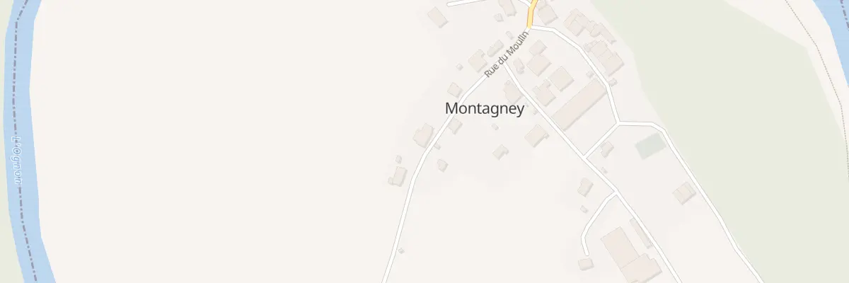 Plan du 12 Rue du Moulin à Montagney-Servigney