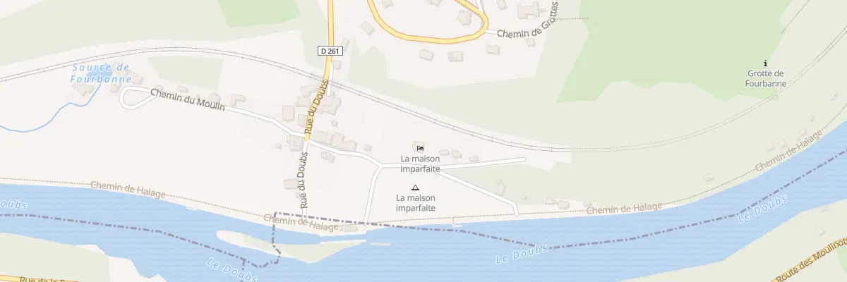 Plan du 5 Che du Tunnel à Fourbanne