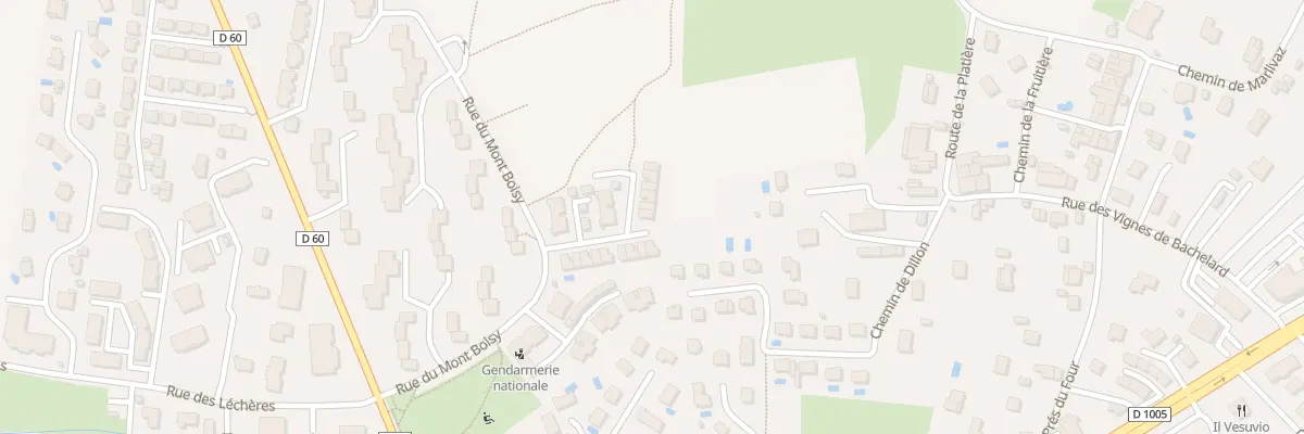 Plan du 20 Rue du Levant à Douvaine