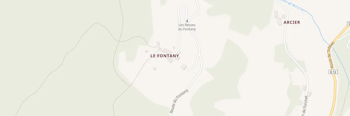 Plan du 5202 Le Fontany à Saint-Ferréol