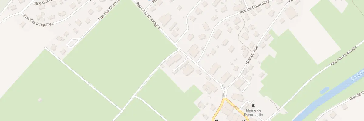 Plan du 7 Rue de la Montagne à Dommartin