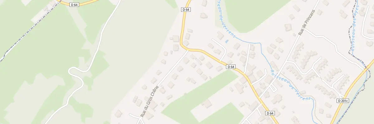 Plan du 28 Rue du gros chêne à Frontenex