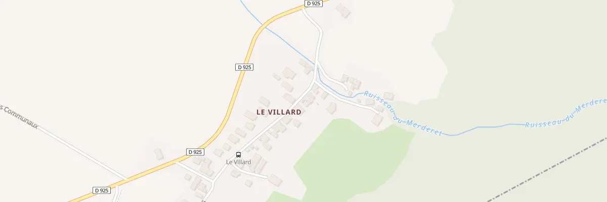 Plan du 5020 Le Villard à Sainte-Hélène-sur-Isère