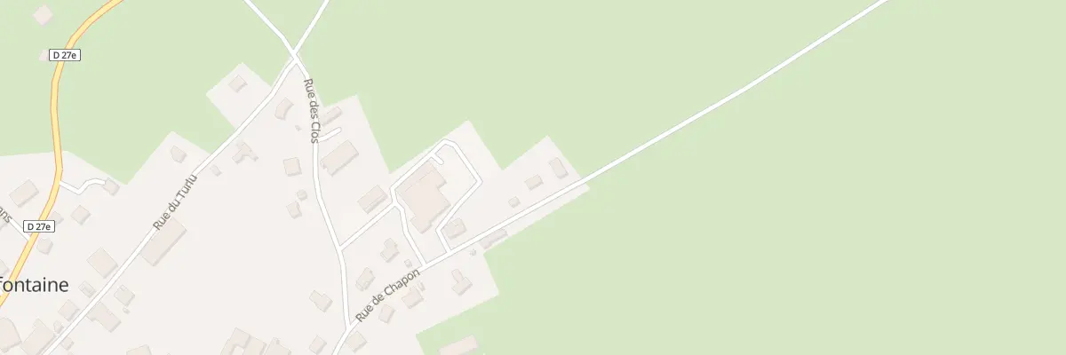 Plan du 273 Rue de Chapon à Vernierfontaine