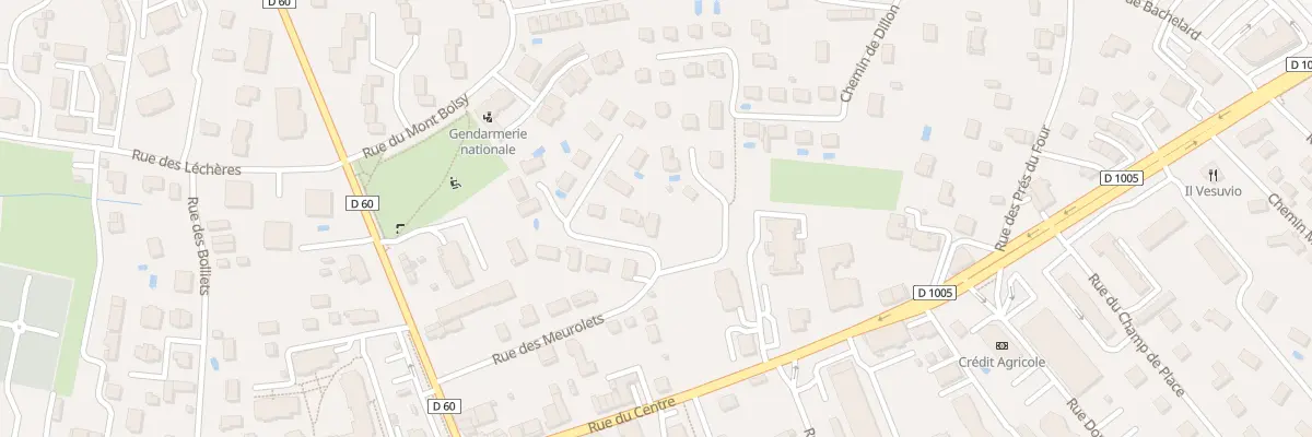 Plan du 21 Rue des Meurolets à Douvaine