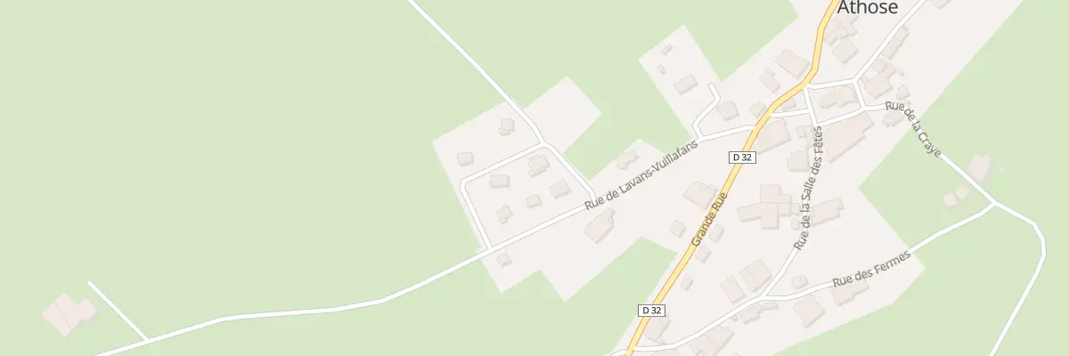 Plan du 3 Grands Champs Athose aux Premiers Sapins
