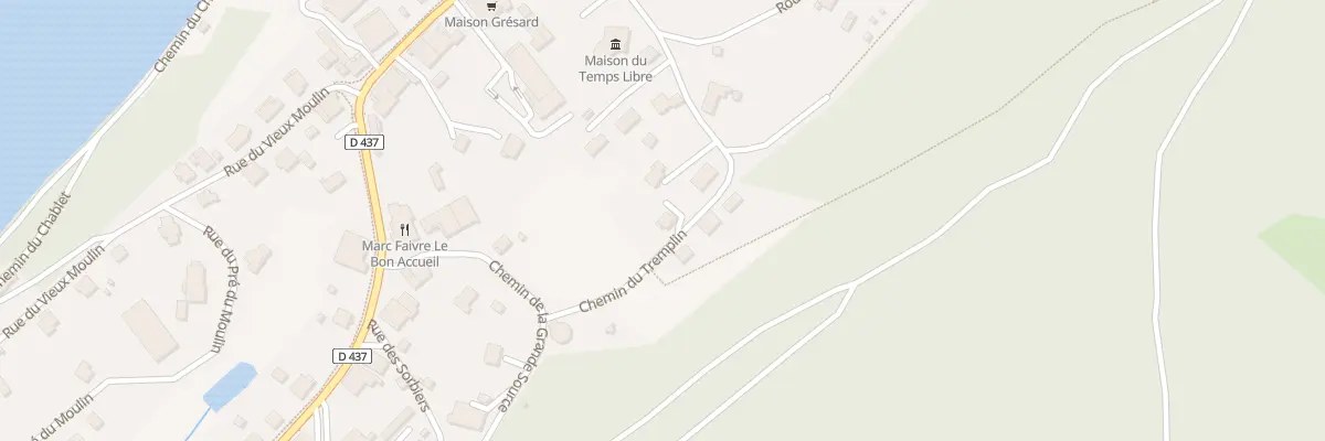 Plan du 12 Rue des Tennis à Malbuisson