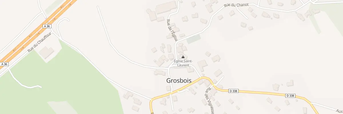 Plan du 11 Pl de l’Eglise à Grosbois