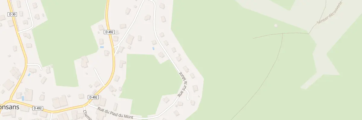 Plan du 5182 Sur le Mont à Gonsans